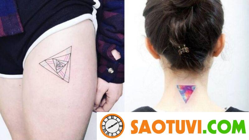100+ hình xăm tam giác độc lạ cho người yêu thích sự bí ẩn Nam hay nữ đều có thể xăm hình này