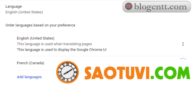 Change Chrome Language Desktop