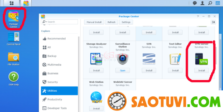 Hướng dẫn cài đặt VPN Server trên NAS Synology