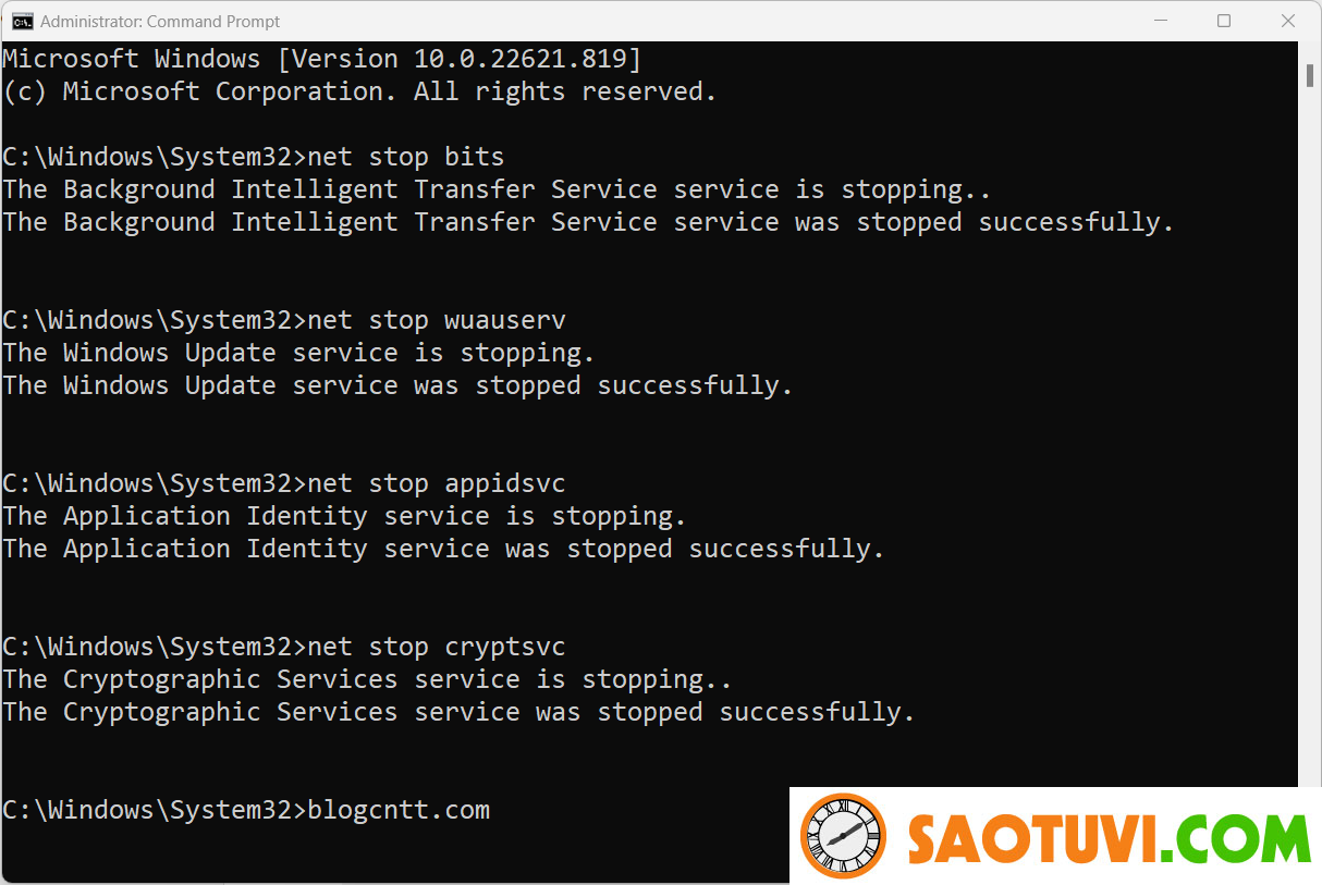 Cách reset Windows Update về mặc định trong Windows 11/10  