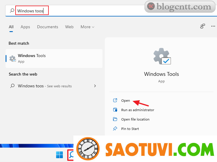 control panel windows tools