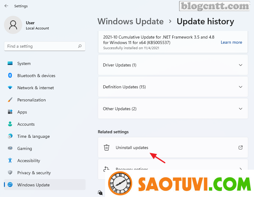 uninstall-update
