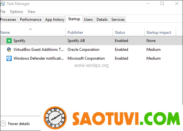 How to Disable Startup Programs in Windows 10 manage startup programs task manager