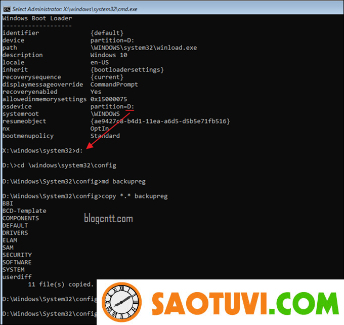 restore registry