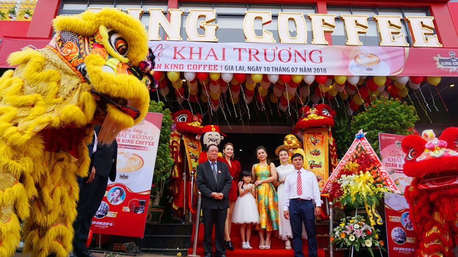 khaitruongcafe khai trương hoạt động kinh doanh quán cafe