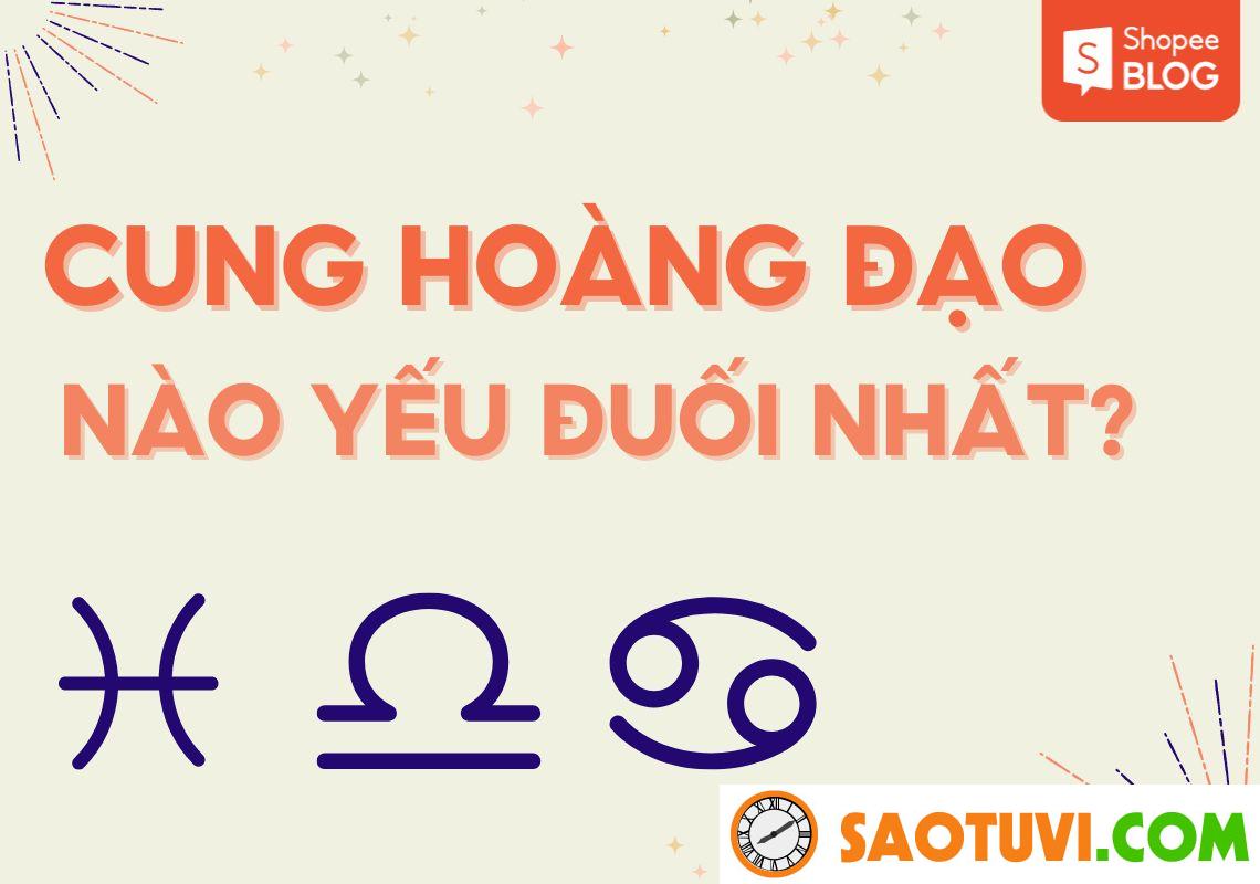 Khám phá cung hoàng đạo nào yếu đuối nhất? Sốc với 5 vị trí đầu