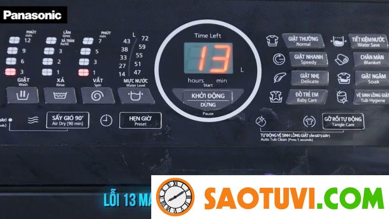 Tìm hiểu nguyên nhân và cách khắc phục mã lỗi máy giặt Panasonic Cách khắc phục lỗi U13