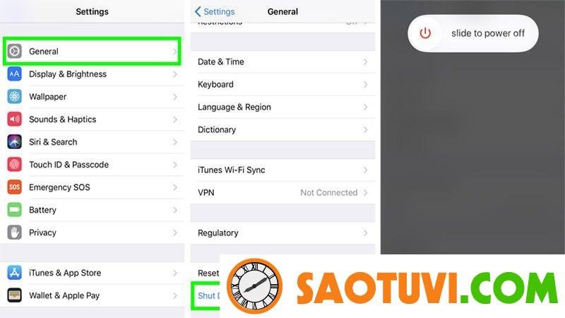 Nguyên nhân màn hình iPhone 11 bị sọc và 5 cách khắc phục Tắt nguồn và khởi động lại