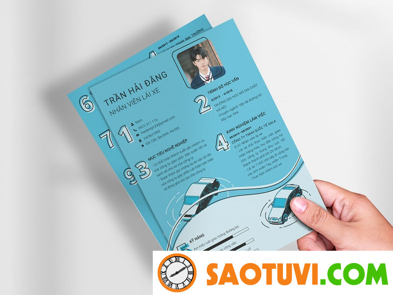 Tổng hợp những mẫu CV xin việc lái xe và cách viết đúng chuẩn Mẫu CV xin việc lái xe đơn giản
