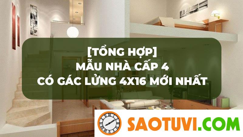 Những mẫu nhà cấp 4 có gác lửng 4x16 đang là xu hướng
