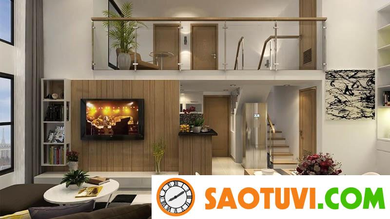 Các tông màu sáng giúp tạo không gian, màu hơi tối tạo sự ấm cúng