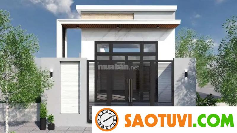 Top 15+ mẫu nhà cấp 4 đẹp giá rẻ 300 triệu đẹp tiện nghi Nhà cấp 4 mái bằng vuông vắn, phong cách hiện đại
