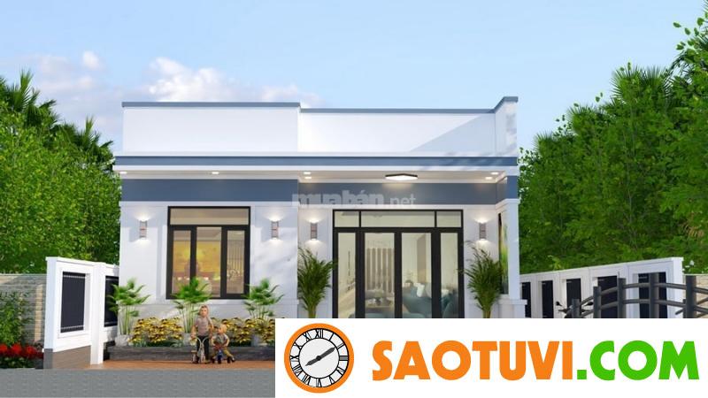 Top 15+ mẫu nhà cấp 4 đẹp giá rẻ 300 triệu đẹp tiện nghi Nhà cấp 4 sơn màu trắng đầy đủ tiện nghi