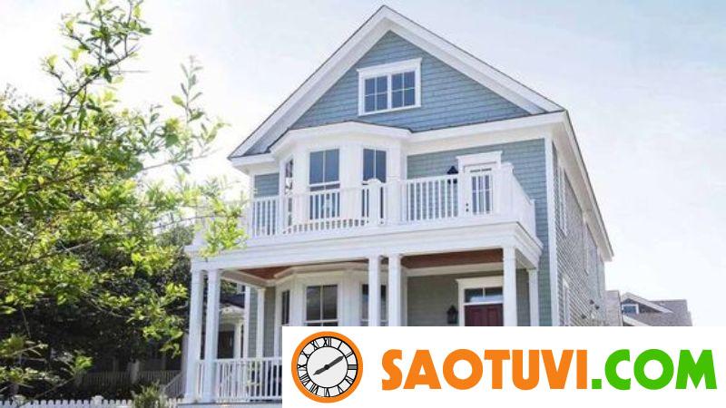 Xu hướng 15+ màu sơn nhà đẹp bên ngoài thời thượng nhất năm 2023 Mẫu nhà sơn nước biển phối với trắng thuần khiết