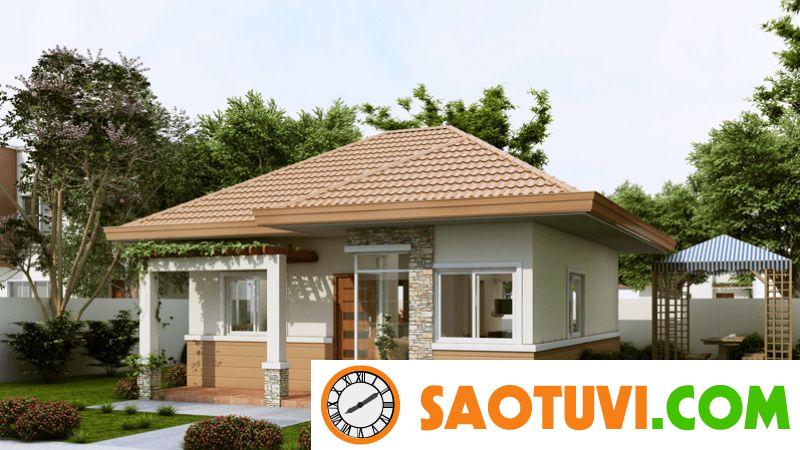 Xu hướng 15+ màu sơn nhà đẹp bên ngoài thời thượng nhất năm 2023 Kiểu nhà đơn giản phối nâu nhạt với trắng
