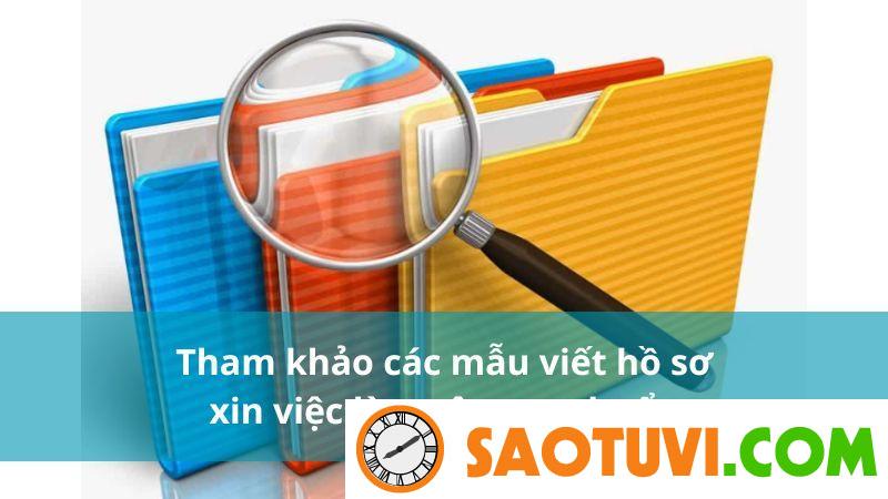 Mẫu viết hồ sơ xin việc làm công ty chuẩn nhất 2024 Tham khảo các mẫu viết hồ sơ xin việc làm công ty chuẩn