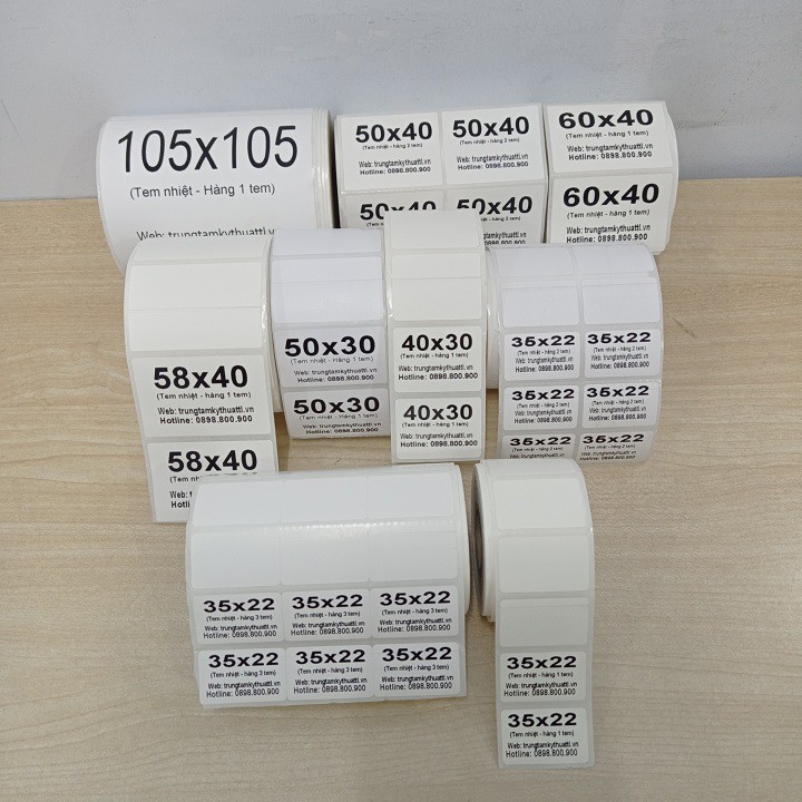 may-in-tem Kích thước giấy in tem trà sữa
