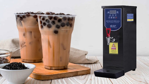 may-nuoc-nong-tra-sua kinh doanh trà sữa vỉa hè cũng cần đảm bảo thơm ngon