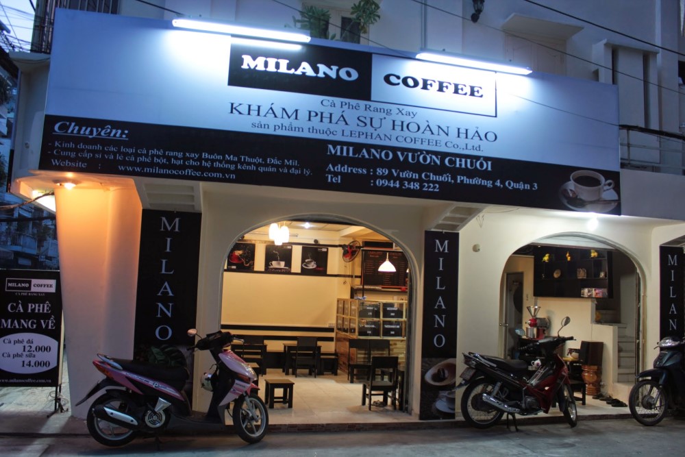 milano-coffee Milano nhượng quyền cafe chi phí thấp