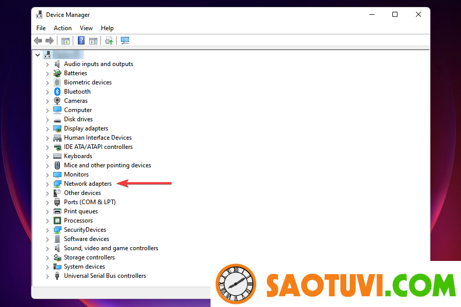mmc_bzxp3banaq expand Network adapters