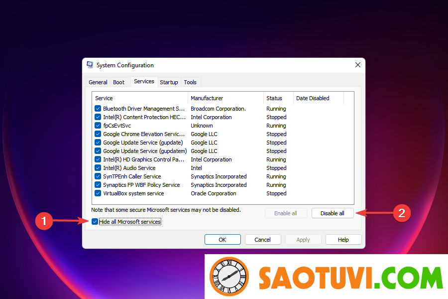 msconfig_cuvcjcxk7y Disable non-Microsoft services