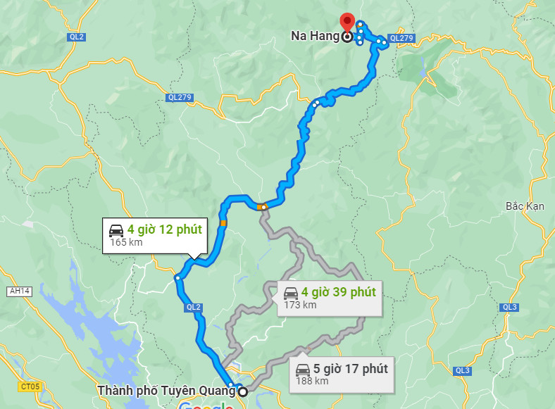 na-hang-9 đường đi Na Hang