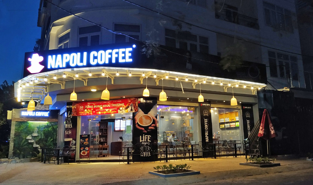 Napoli Coffee – Thương hiệu cà phê nhượng quyền bình dân với hơn 3.000 cửa hàng