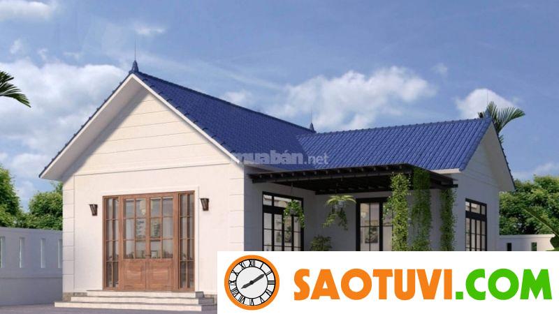 Tổng hợp 99 mẫu nhà cấp 4 nông thôn chữ L đẹp, hiện đại Mẫu ngôi nhà cấp 4 nông thôn chữ L 2 phòng ngủ