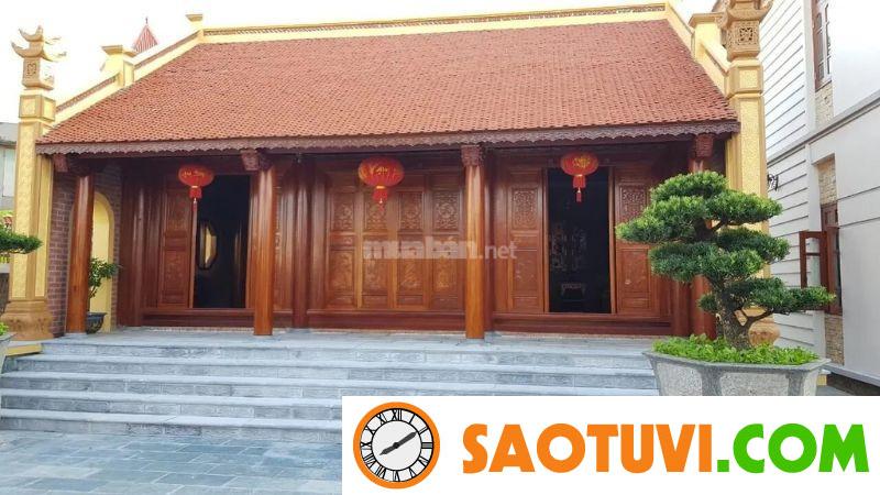 9 Mẫu thiết kế nhà gỗ 3 gian hiện đại, đẹp, ấn tượng nhà gỗ 3 gian hiện đại