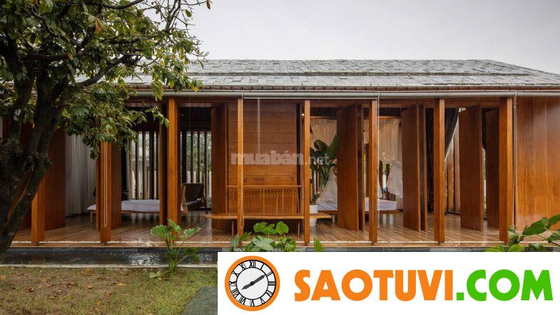 9 Mẫu thiết kế nhà gỗ 3 gian hiện đại, đẹp, ấn tượng Mẫu nhà gỗ cổ truyền theo phong cách mới