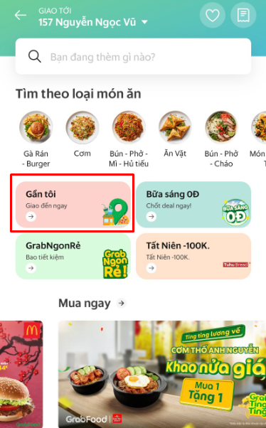 Cách tìm nhà hàng bán đồ mang về đang mở cửa gần tôi
