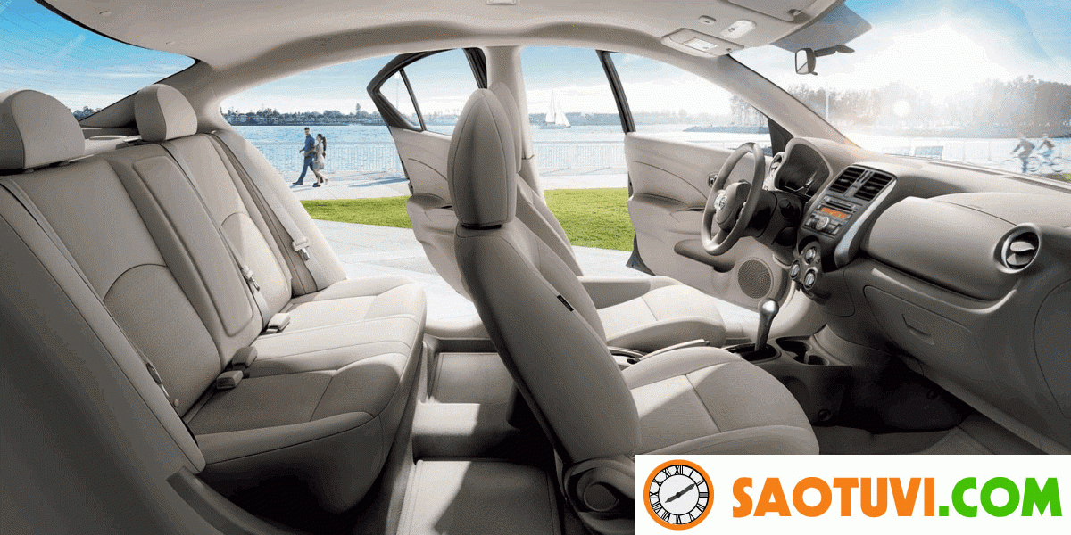 Xe Nissan Sunny cũ có đáng mua không? Nissan Sunny để lại ấn tượng với khoang nội thất rộng và màu sắc trung tính