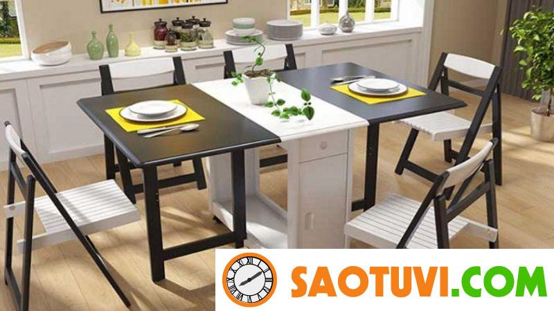Gợi ý nội thất thông minh cho nhà nhỏ sang trọng, đẳng cấp Bàn ăn thông minh