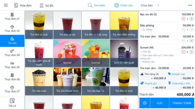 orderfnb phần mềm order