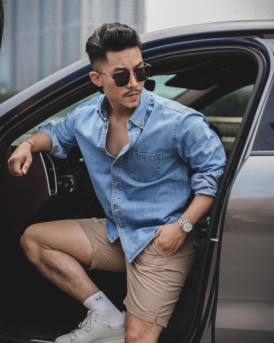 outfit-ao-denim-mix-quan-short ao-denim-mix-quan-short-kaki