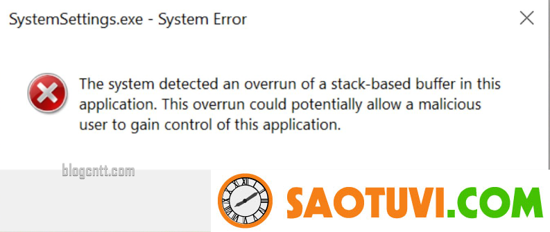 Cách sửa lỗi SystemSettings.exe trên windows 11