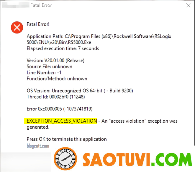 7 Cách Sửa lỗi “Exception Access Violation” trên Windows 11/10