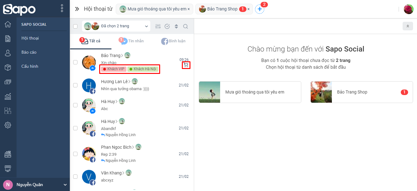 Quản lý đơn hàng tập trung trên Shopee với Sao tử vi