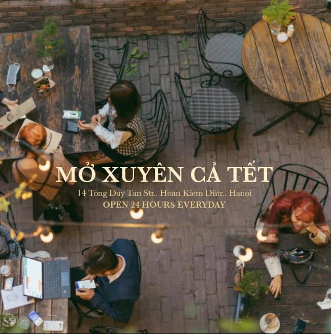 “Lập team” du xuân tại 10 quán cafe mở xuyên tết siêu chill ở Hà Nội