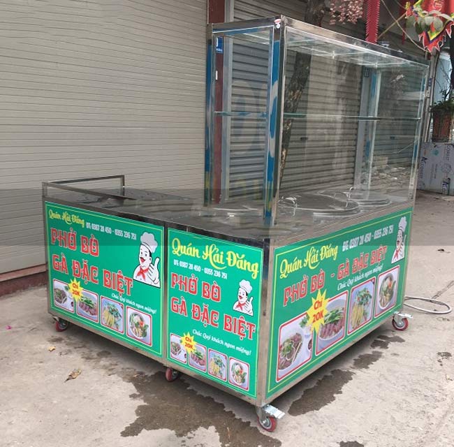 quay-pho-1m6-chu-l Quầy bán phở 1m6 chữ L