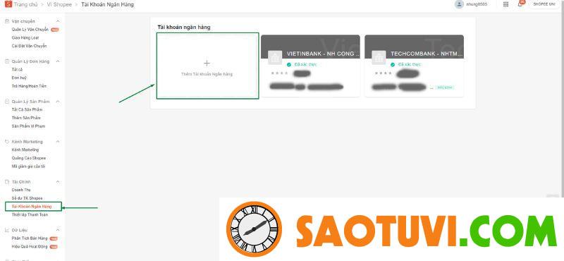 Quy trình bán hàng trên Shopee chuẩn chỉnh, cụ thể từ A - Z Cài đặt Tài khoản ngân hàng