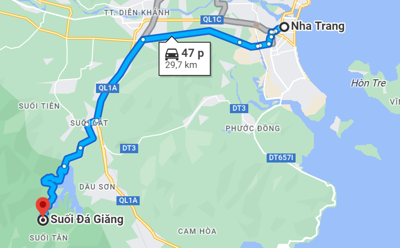 suoi-da-giang-nha-trang-2 đường đi đến suối đá giăng nha trang