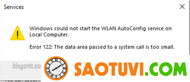 Cách sửa lỗi “Windows could not start the WLAN AutoConfig”