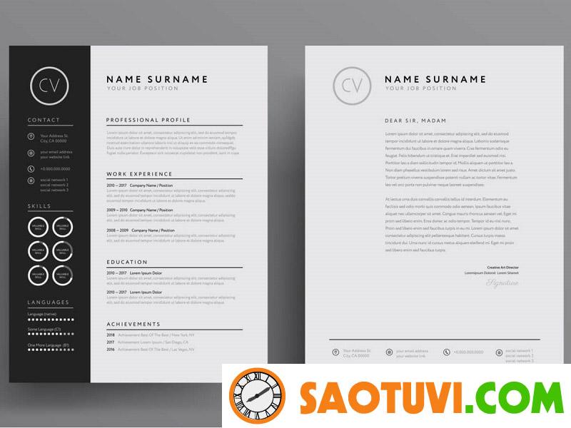 Bìa CV – Tạo ấn tượng với nhà tuyển dụng bằng cách tạo bìa CV cuốn hút Tự thiết kế bìa cho CV không hề khó