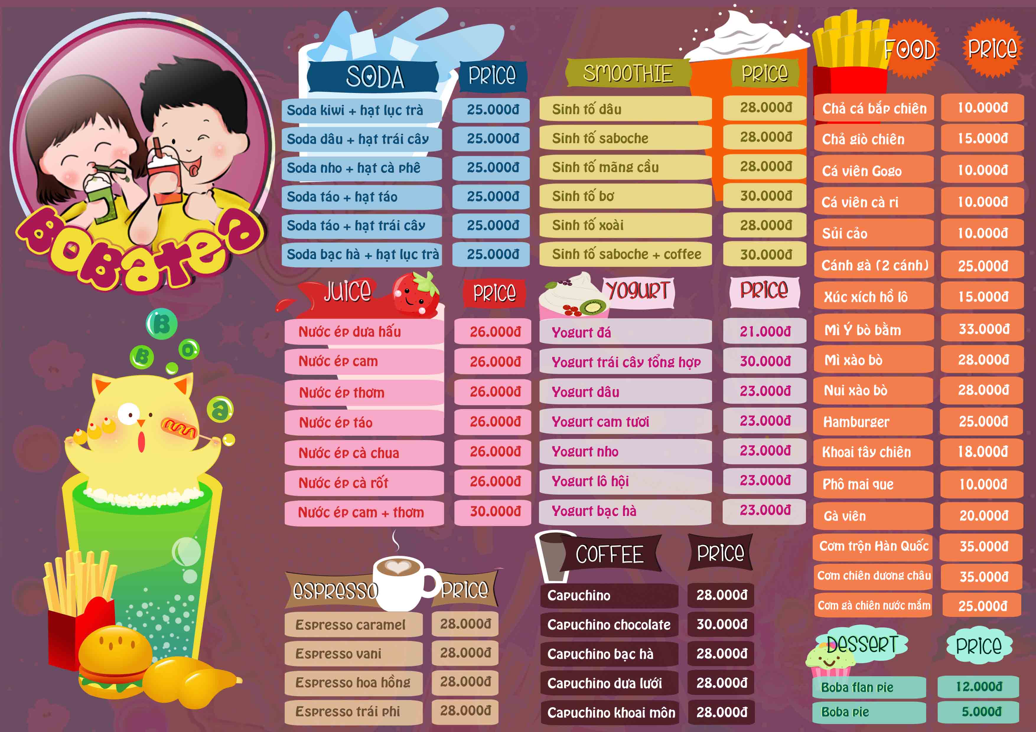 thiet-ke-menu-quan-an-vat-1 menu quán ăn vặt