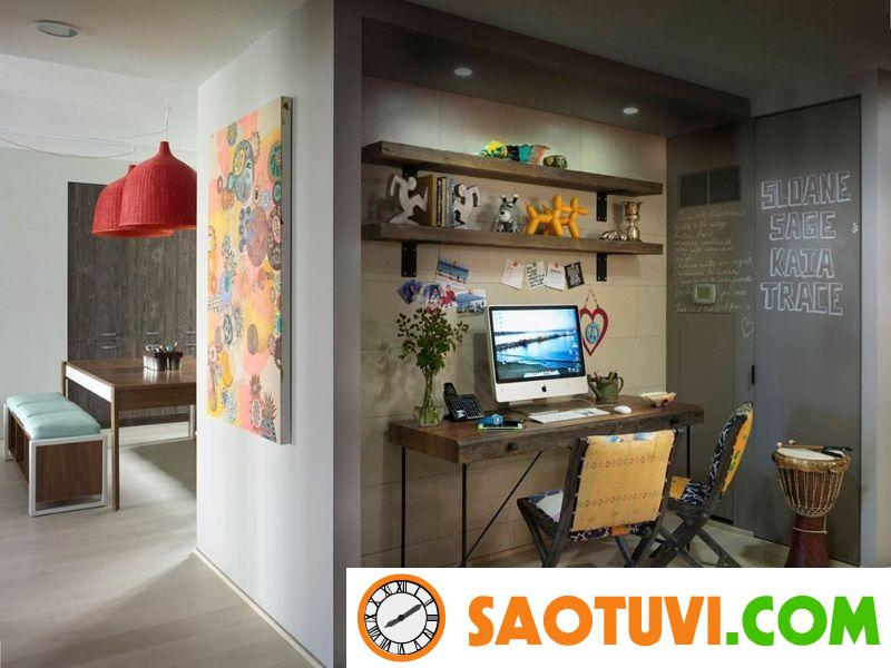 Thiết kế phòng làm việc tại nhà có không gian nhỏ