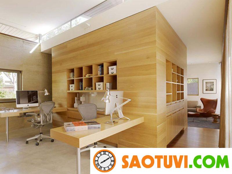 mẫu thiết kế văn phòng làm việc tại nhà