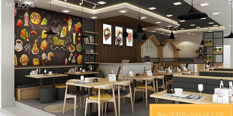 thiet-ke-quan-an-nhanh-dep-mat thiết kế quán ăn nhanh