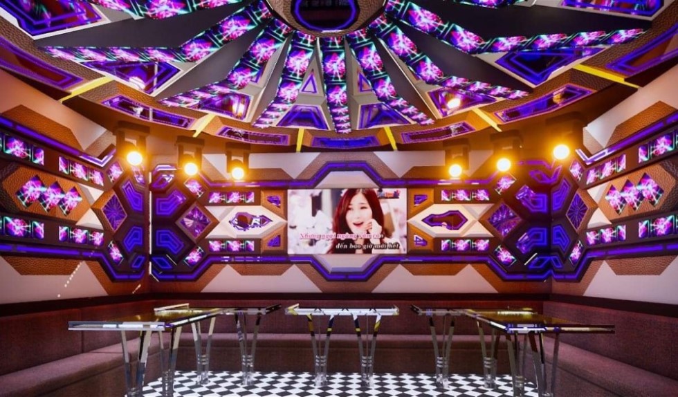 thiet-ke-quan-karaoke-sang-trong-2 mở karaoke thiết kế đẹp