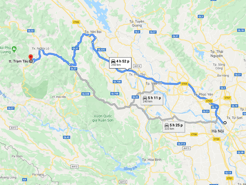 tram-tau-4-min Vị trí suối nước nóng Trạm Tấu trên Google Maps